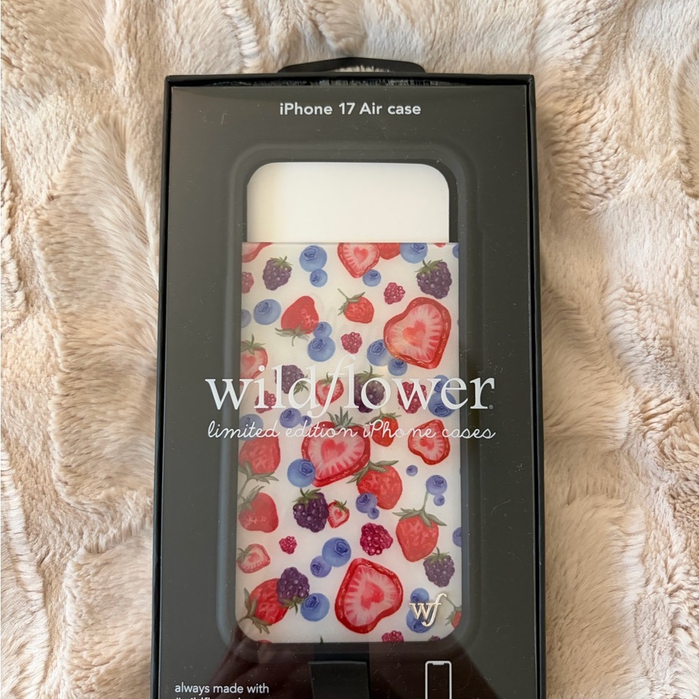 Wildflower iPhone 17 Air Case - Fruit Tart iphone case